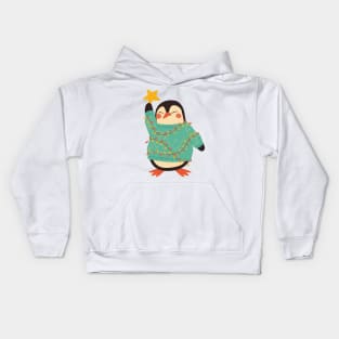 cute little Penguin Kids Hoodie